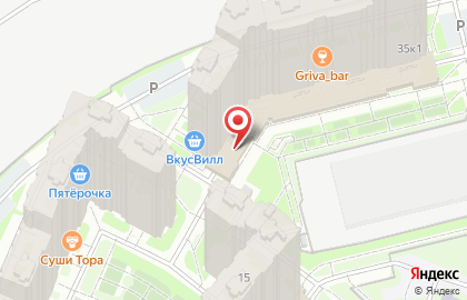 Зоомагазин ZooFood в Выборгском районе на карте