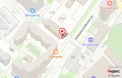 Кулинария Анфиса+Яшенька+Акулина на Новороссийской улице на карте