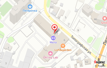 Мебельное ателье Aristo на Типографской улице на карте