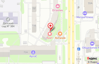 Салон красоты Ярко на карте