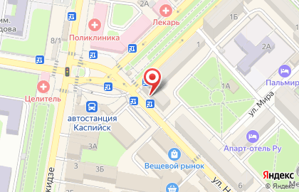 Микрокредитная компания FastMoney в Каспийске на карте