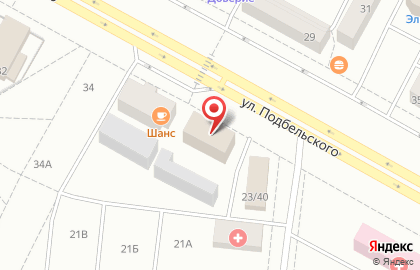 Компания по изготовлению печатей и штампов Печати5 на Улице Подбельского на карте