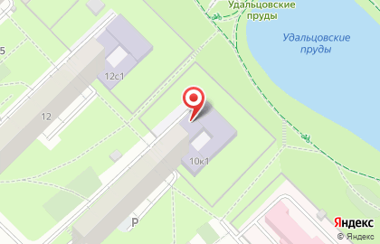 Школа №1541 с дошкольным отделением на Проспекте Вернадского на карте