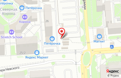 Киоск по продаже фруктов и овощей в Воронеже на карте