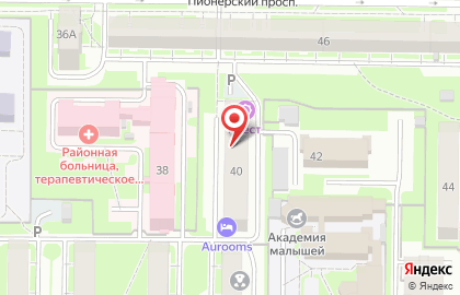 Сибирская консалтинговая компания на Пионерском проспекте на карте