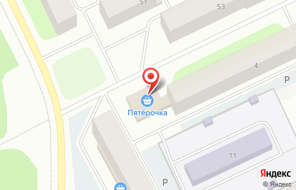 Универсам Пятёрочка на Комсомольской на карте