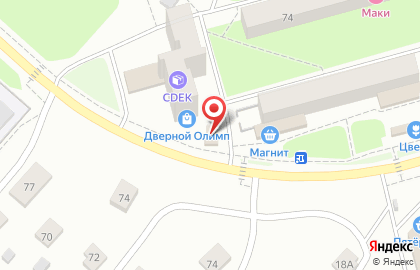 Магазин овощей и фруктов на улице Генерала Черняховского на карте