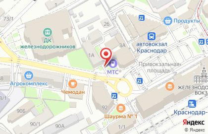 Отделение почтовой связи Почта России на Привокзальной площади на карте