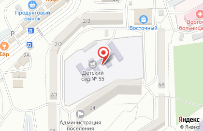 Детский сад №55 на Приморском проспекте на карте