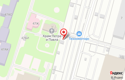 Автостоянка в Санкт-Петербурге на карте