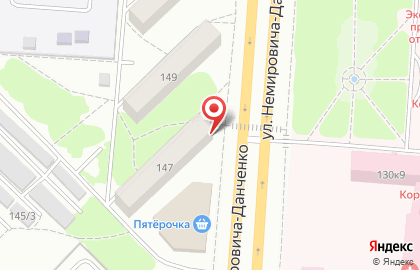 Студия красоты Клеопатра на улице Немировича-Данченко на карте