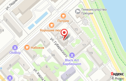 Клиника лазерной эпиляции и косметологии Подружки на улице Губернского на карте