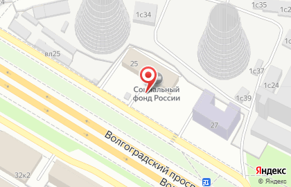 Московское бюро ремонта на Волгоградском проспекте на карте