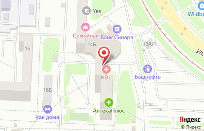 Клинико-диагностическая лаборатория KDL на улице Сыромолотова на карте