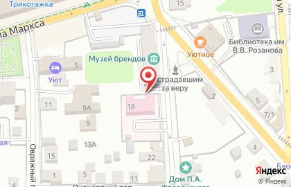 # 1 Теремок Детский сад на карте