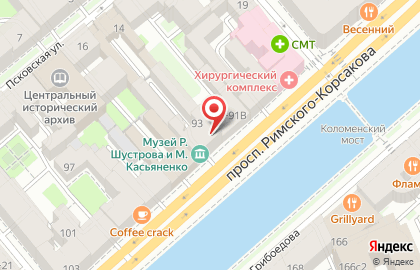 Мастерская бескаркасной мебели по индивидуальным размерам Gliver Санкт-Петербург на карте