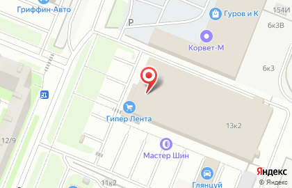 Кофе-бар MY в ТЦ Лента, в Выборгском районе на карте