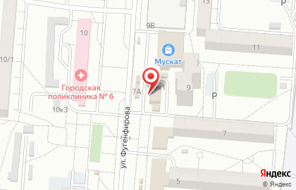 Магазин разливных напитков Пивная заправка на улице Фугенфирова на карте