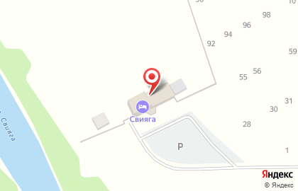 Мотель Свияга на карте