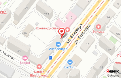 Магазин продуктов в Советском районе на карте