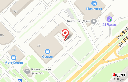 Автоцентр АвтоРесурс в Советском районе на карте
