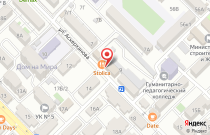 Социально-педагогический институт в Советском районе на карте