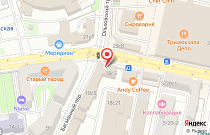 Компания Zitrek на Новорязанской улице на карте