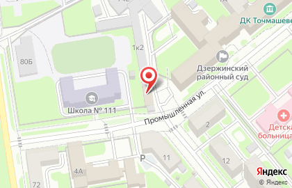 Автомотосервис на Промышленной улице на карте