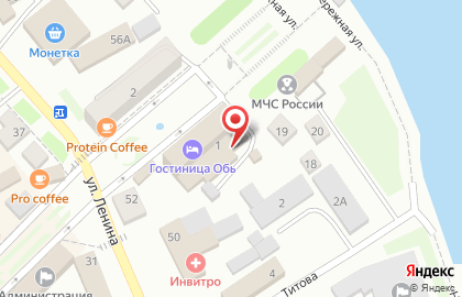 Супермаркет Пятерочка на улице Пушкина на карте