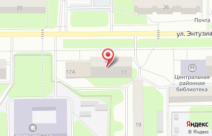 Многопрофильный магазин 1000 мелочей на улице Энтузиастов на карте