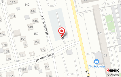 Автостоянка в Тюмени на карте