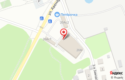 Супермаркет Пятёрочка в Москве на карте