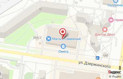 Магазин париков на ул. Дзержинского, 38а на карте