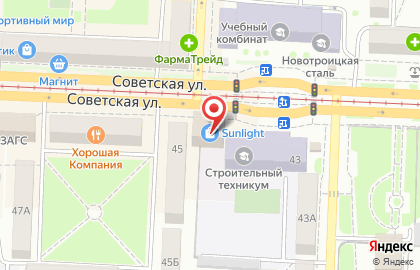 Сервисный центр DNS на Советской улице на карте