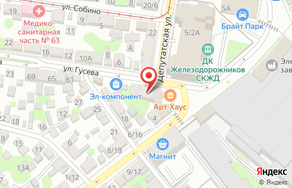 Магазин Марксовский пивзавод в Ростове-на-Дону на карте