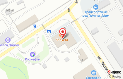 Капуста в Архангельске на карте