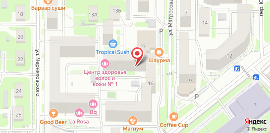 Реадовская стоматологическая поликлиника на карте