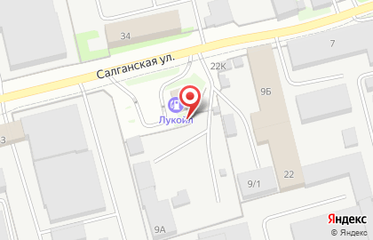 Банкомат ФКБ Петрокоммерц на Салганской улице на карте