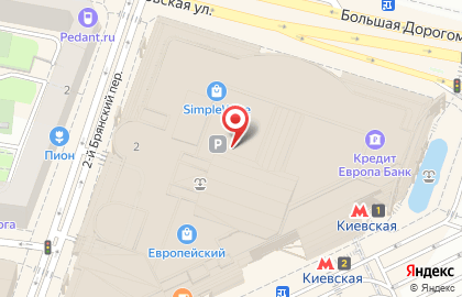 Магазин компьютерных игр GamePark на площади Киевского Вокзала на карте