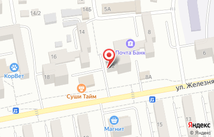 Парикмахерская Хризантема на улице Железнякова на карте