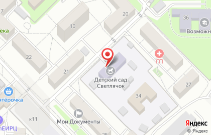 Детский сад Светлячок на Котельниках на карте