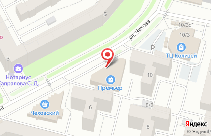 ТЦ Премьер в Ханты-Мансийске на карте
