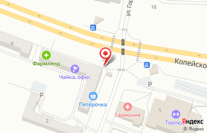Розничная сеть по продаже овощей и фруктов в Челябинске на карте