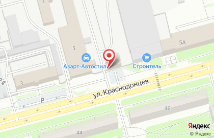 Автомойка Аквамарин на улице Краснодонцев на карте