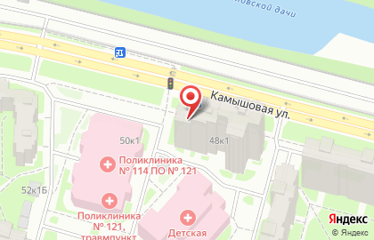 Аптека ОлТаФарм в Приморском районе на карте