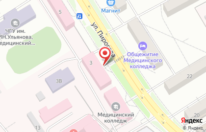 Чувашский государственный университет им. И.Н. Ульянова в Чебоксарах на карте