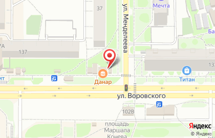 Микрофинансовая компания Быстроденьги на улице Воровского на карте
