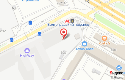 Магазин Мелочов на Волгоградском проспекте на карте