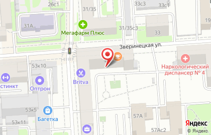 Студия маникюра и наращивания ресниц на Фортунатовской улице на карте
