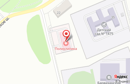 Ветеринарная клиника Любимчик в поселке Барвиха на карте